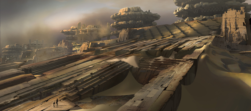 Illustration for article titled At Last, Some John Carter Concept Art That Can Compete With Frazetta